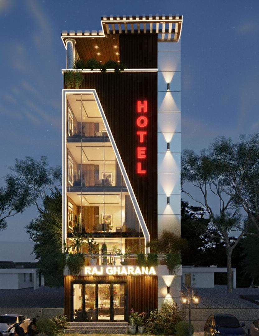 Raj Gharana Hotel Facade